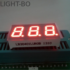 ট্রিপল অঙ্ক 7 সেগমেন্ট যন্ত্র প্যানেল ইনডিকেটর 0.40 ইঞ্চি জন্য ডিজিটাল প্রদর্শন LED